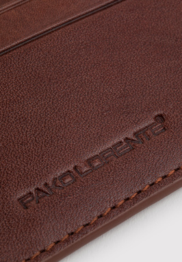 Zestaw męski skórzany portfel plus wizytownik