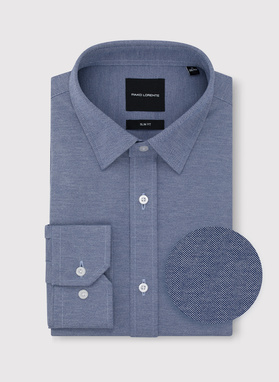 Niebieska koszula melanż