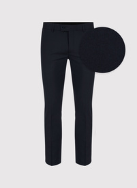 Gładkie granatowe spodnie ganiturowe