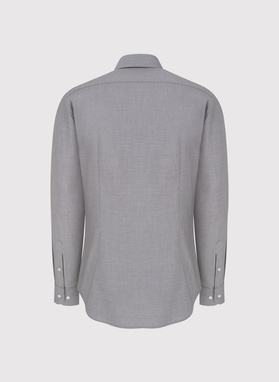 Szara koszula męska