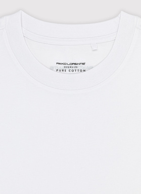 Biały męski t-shirt basic