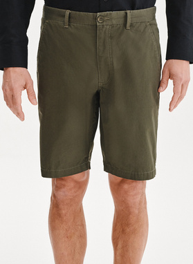 Bawełniane zielone szorty męskie