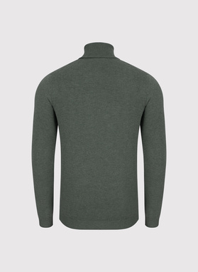 Golf męski w zielonym kolorze