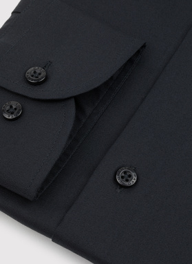 Czarna bawełniana koszula męska