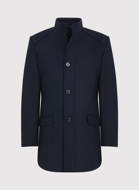 Płaszcz męski w kolorze granatowym