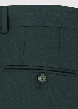 Zielony garnitur męski