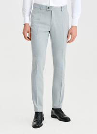 Szare spodnie ganiturowe