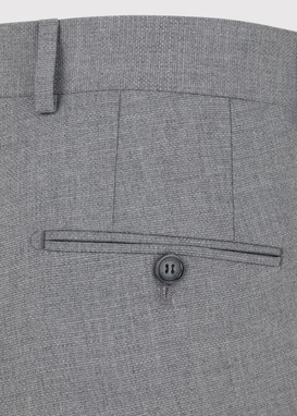 Szare spodnie ganiturowe