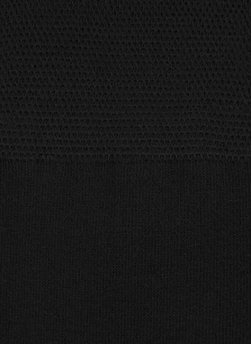 Gładkie czarne skarpety męskie