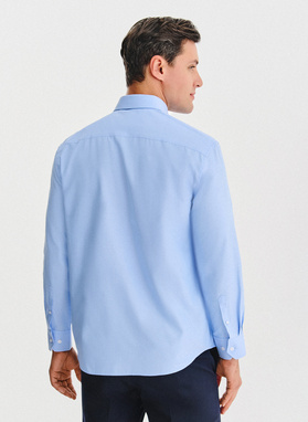 Niebieska koszula męska
