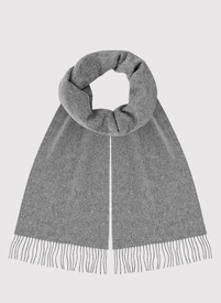 Wełniany szary szalik