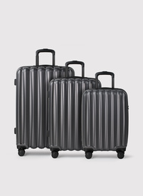 Komplet szarych walizek