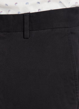 Granatowe spodnie chino z bawełną