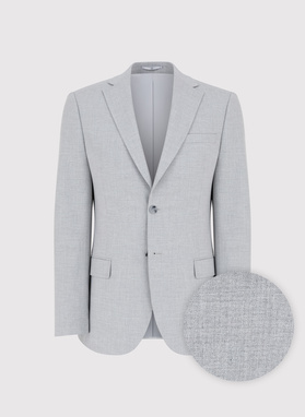 Jasnoszary garnitur męski