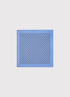 Ślubny błękitny garnitur męski