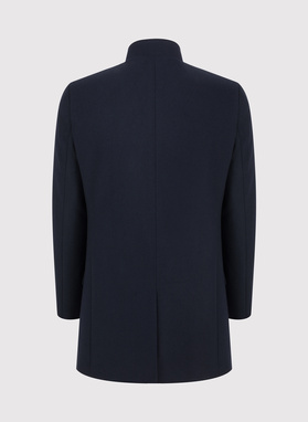 Płaszcz męski w kolorze granatowym