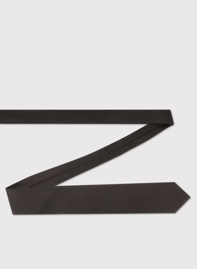 Ciemnobrązowy krawat męski