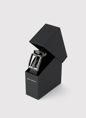 Dwustronny skórzany pasek męski