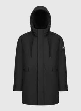 Puchowa kurtka męska w czarnym kolorze