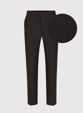 Trzyczęściowy brązowy smoking