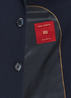 Granatowa marynarka z wełną