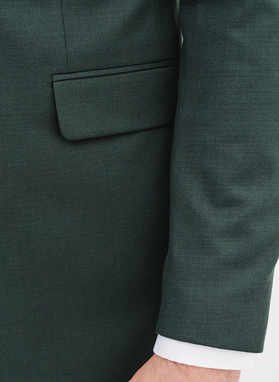 Zielony garnitur męski