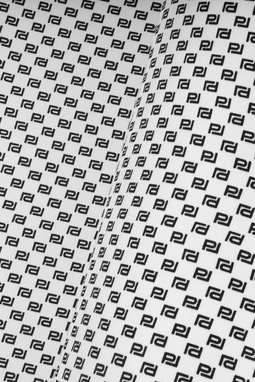 Biała poszetka z jedwabiu