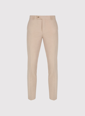 Beżowy garnitur męski