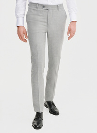 Szare spodnie ganiturowe