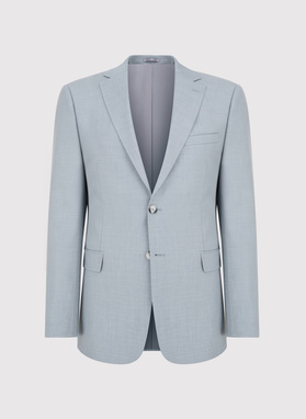 Błękitny garnitur męski