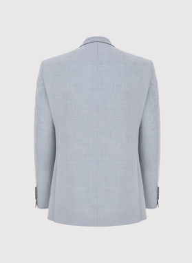 Szary garnitur męski