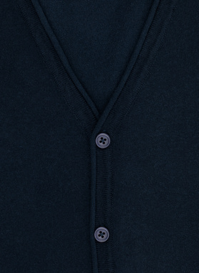 Granatowy kardigan męski