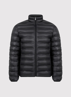 Krótka pikowana kurtka w kolorze czarnym