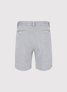 Szare szorty męskie z lnem