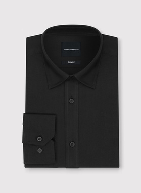 Czarna bawełniana koszula męska