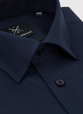 Granatowa koszula bawełniana