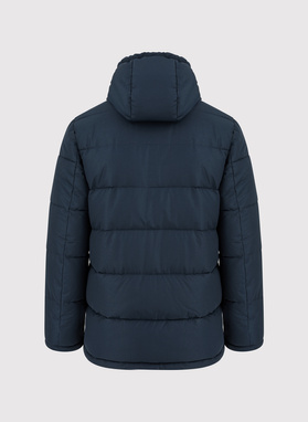 Granatowa pikowana kurtka męska