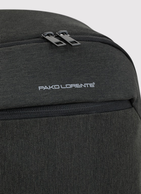 Ciemnoszary plecak męski na laptopa