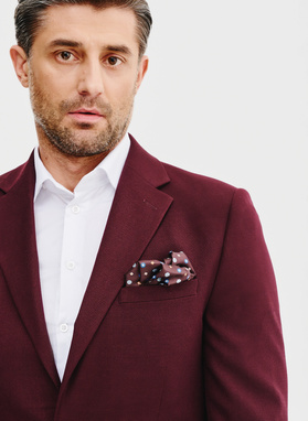 Marynarka garniturowa w kolorze bordowym