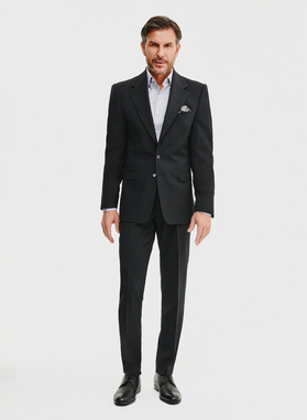 Gładka koszula męska w kolorze szarym