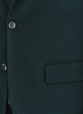 Zielony garnitur męski