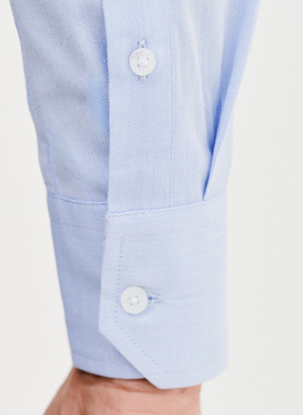 Gładka bawełniana koszula męska