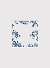 Biała poszetka męska folklor