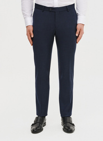 Granatowe spodnie ganiturowe