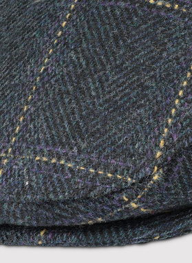 Kaszkiet męski w kratę