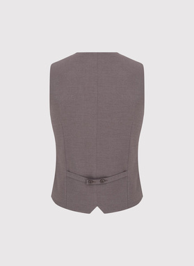 Brązowa kamizelka męska