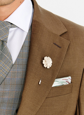 Szpilka do marynarki męskiej magnolia