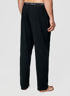 Czarne spodnie piżamowe