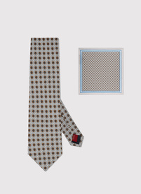 Szary zestaw w mikrowzór