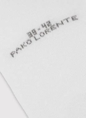 Białe stopki męskie trójpak